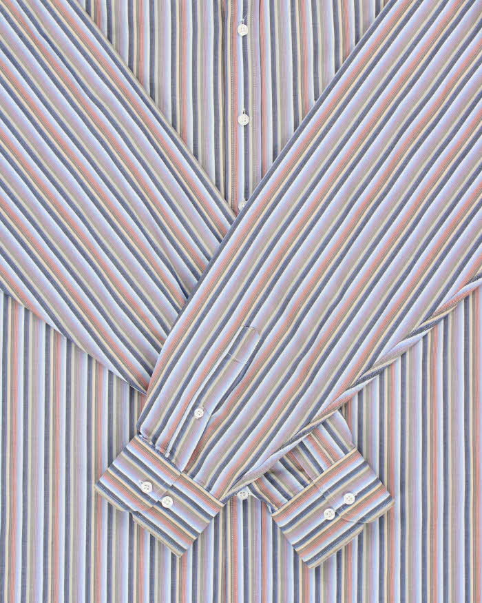 Vintage Balmain Stripe Long Sleeve Shirt - L