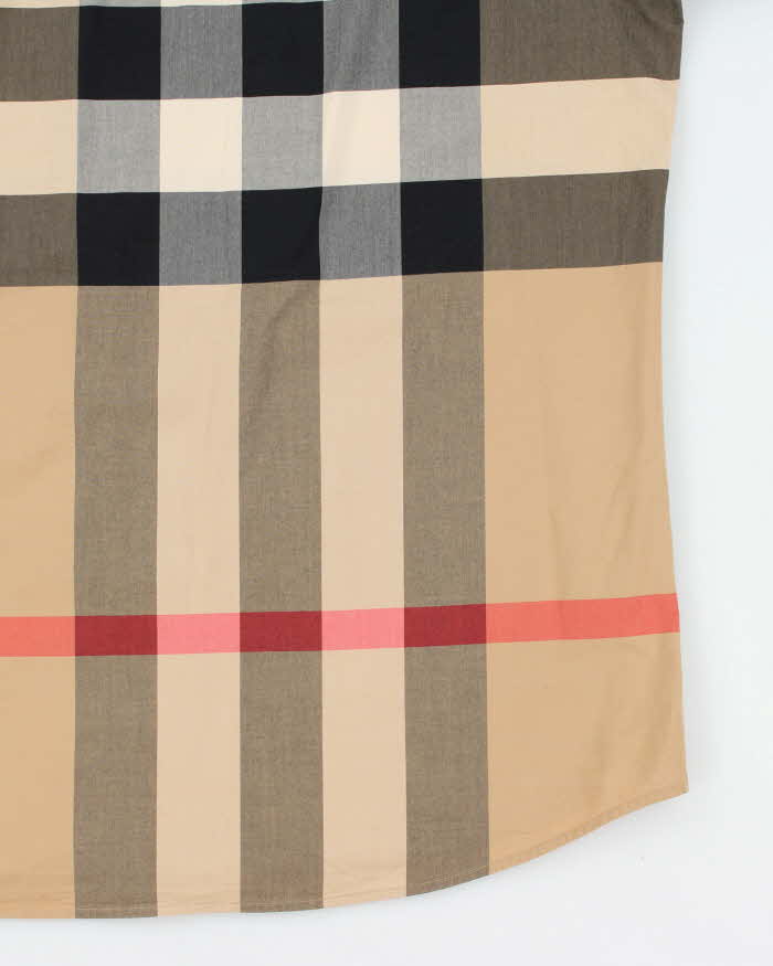 Burberry Large Nova Check Cotton Poplin Long Sleeve Shirt - XXL