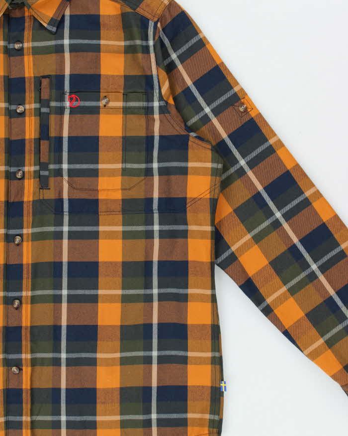 Vintage Fjall Raven Check Long Sleeve Shirt - XL