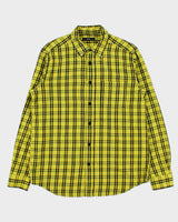 Vintage Diesel Only The Brave Print Flannel Long Sleeve Shirt - L