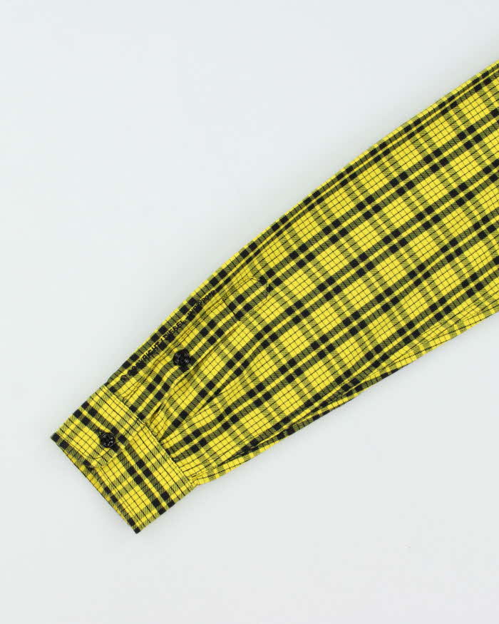 Vintage Diesel Only The Brave Print Flannel Long Sleeve Shirt - L