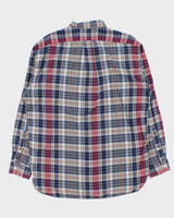 Vintage 1990s Polo Ralph Lauren Mcmeel Soft Cotton Plaid Long Sleeve Shirt - L
