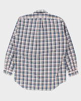 Vintage 1990s Polo Ralph Lauren Blake Plaid Oversized Long Sleeve Shirt - M