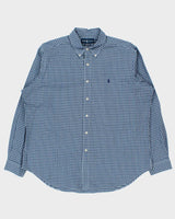 Vintage 1990s Polo Ralph Lauren Plaid Long Sleeve Shirt - XL