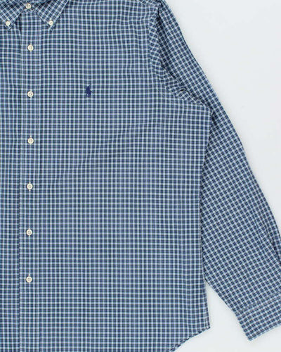Vintage 1990s Polo Ralph Lauren Plaid Long Sleeve Shirt - XL
