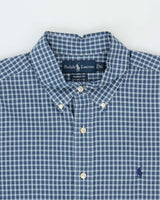 Vintage 1990s Polo Ralph Lauren Plaid Long Sleeve Shirt - XL
