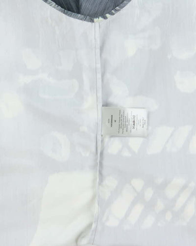 AW2021 Dior x Peter Doig Silk Blend Graphic Long Sleeve Button Down Shirt - L