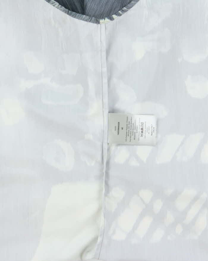 AW2021 Dior x Peter Doig Silk Blend Graphic Long Sleeve Button Down Shirt - L