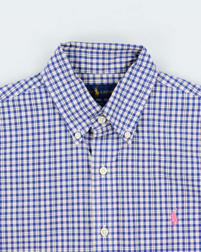 Vintage Polo Ralph Lauren Plaid Long Sleeve Shirt - S