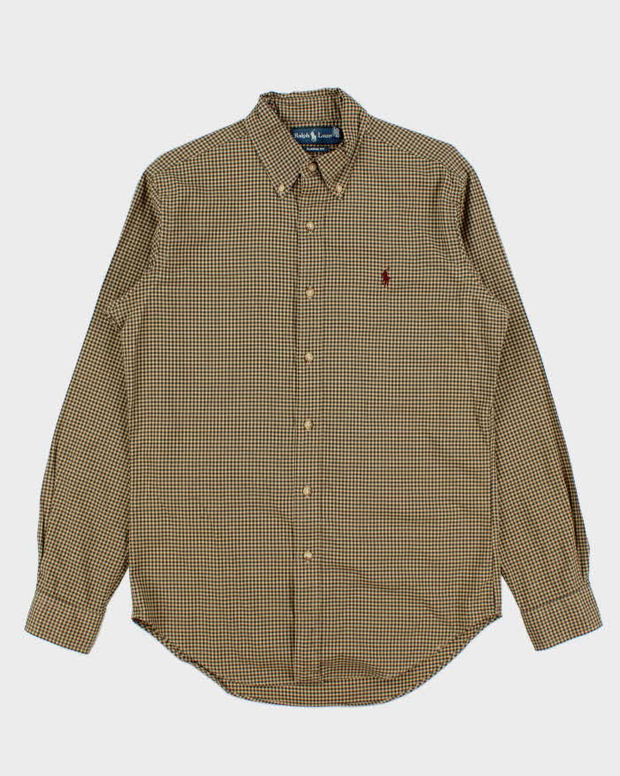 Vintage 00s Polo Ralph Lauren Gingham Classic Fit Long Sleeve Shirt - S