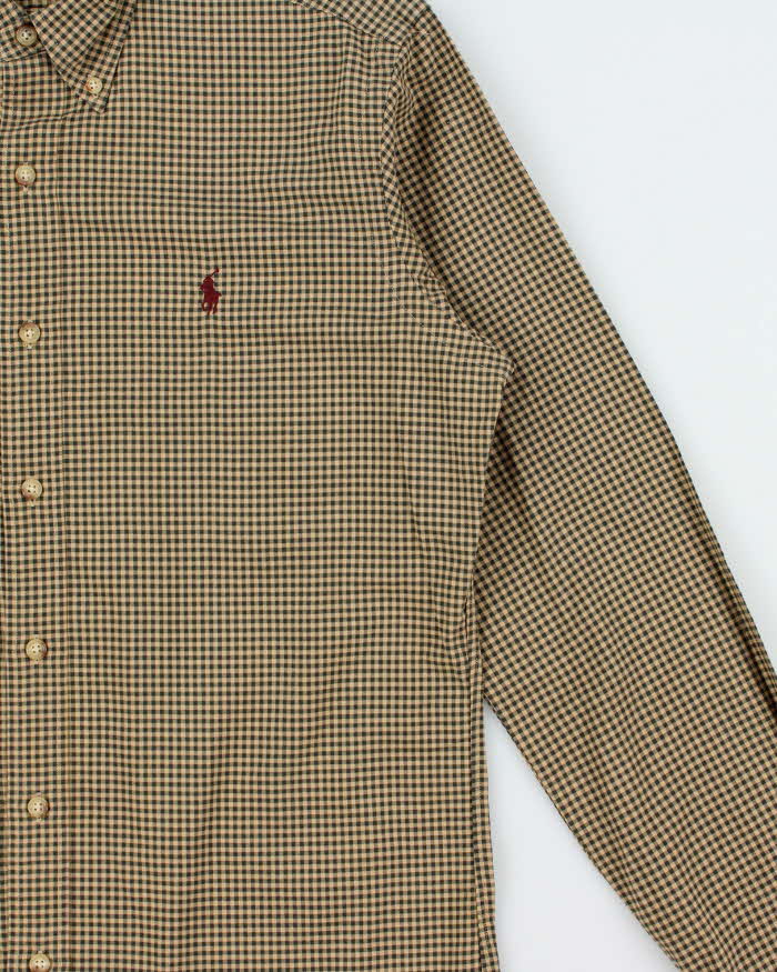 Vintage 00s Polo Ralph Lauren Gingham Classic Fit Long Sleeve Shirt - S