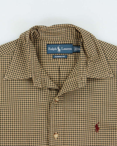 Vintage 00s Polo Ralph Lauren Gingham Classic Fit Long Sleeve Shirt - S