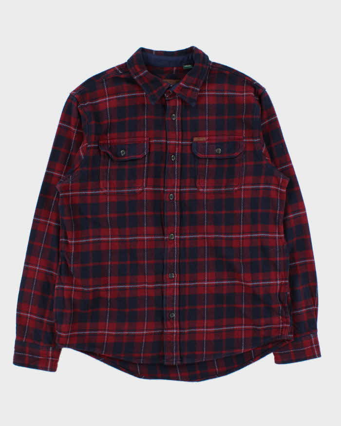 Vintage 00s Orvis Plaid Heavyweight Flannel Long Sleeve Over Shirt - L