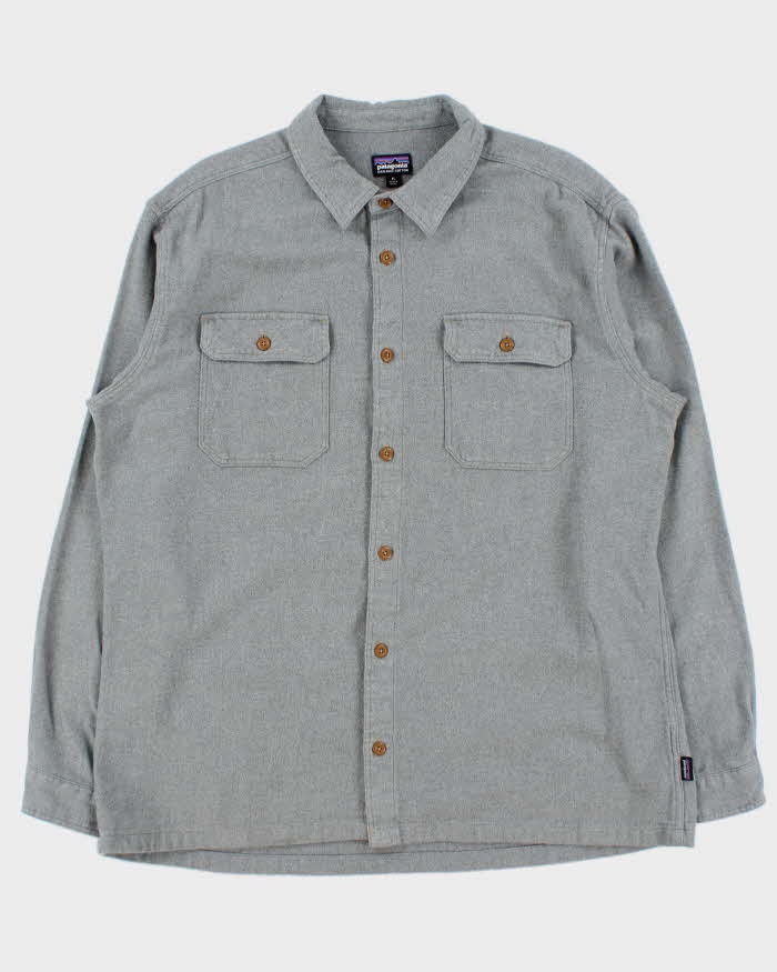 Vintage Patagonia Organic Cotton Long Sleeve Flannel Shirt - XL