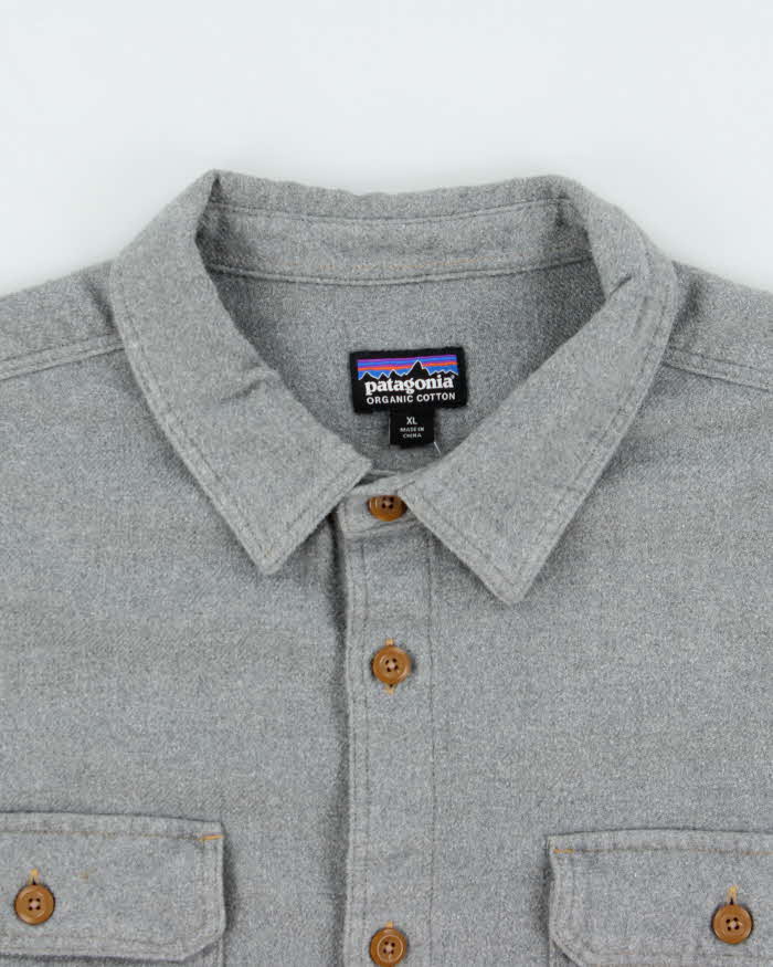 Vintage Patagonia Organic Cotton Long Sleeve Flannel Shirt - XL