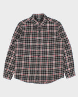 Vintage Eddie Bauer Plaid Long Sleeve Flannel Shirt - M