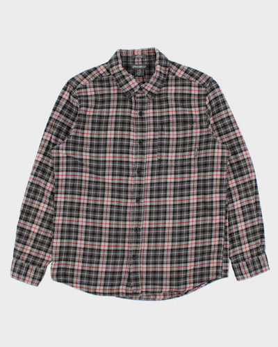 Vintage Eddie Bauer Plaid Long Sleeve Flannel Shirt - M
