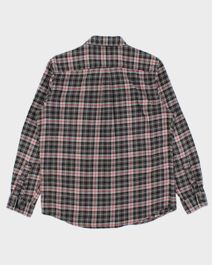 Vintage Eddie Bauer Plaid Long Sleeve Flannel Shirt - M