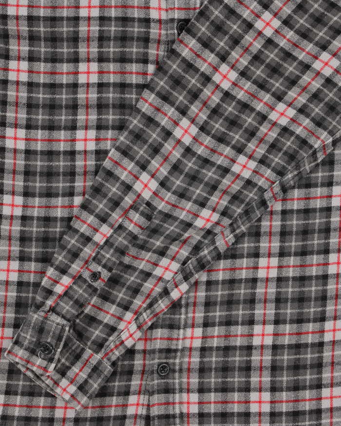 Vintage Eddie Bauer Plaid Long Sleeve Flannel Shirt - M