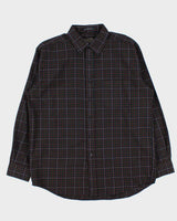 Vintage Pendleton Macleod Of Harris Tartan Wool Flannel Long Sleeve Shirt - L