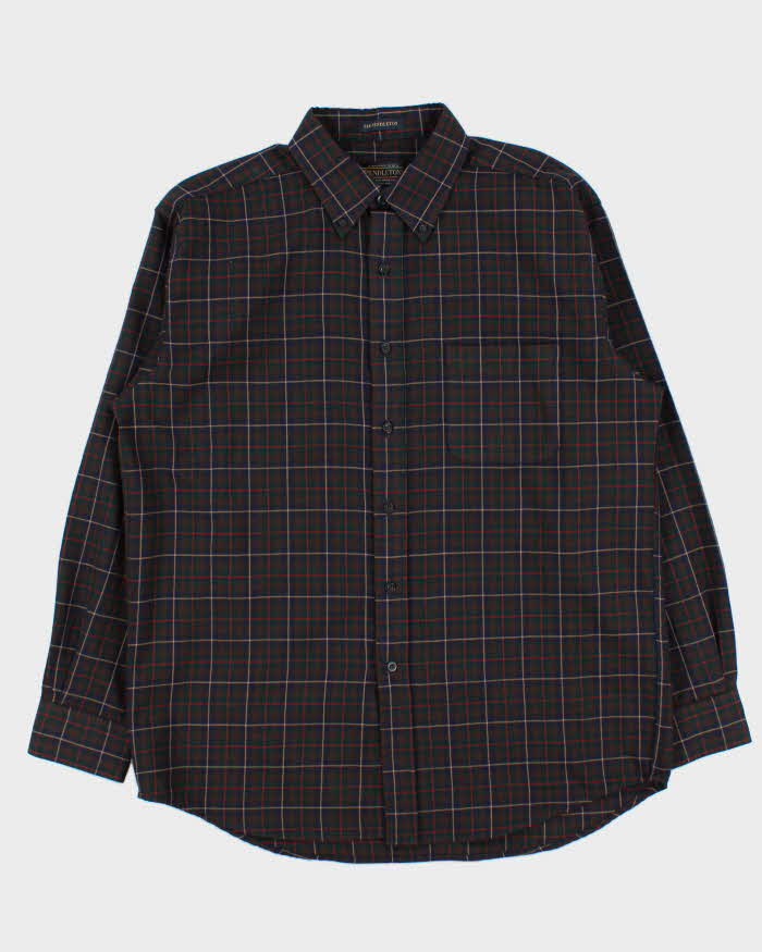 Vintage Pendleton Macleod Of Harris Tartan Wool Flannel Long Sleeve Shirt - L