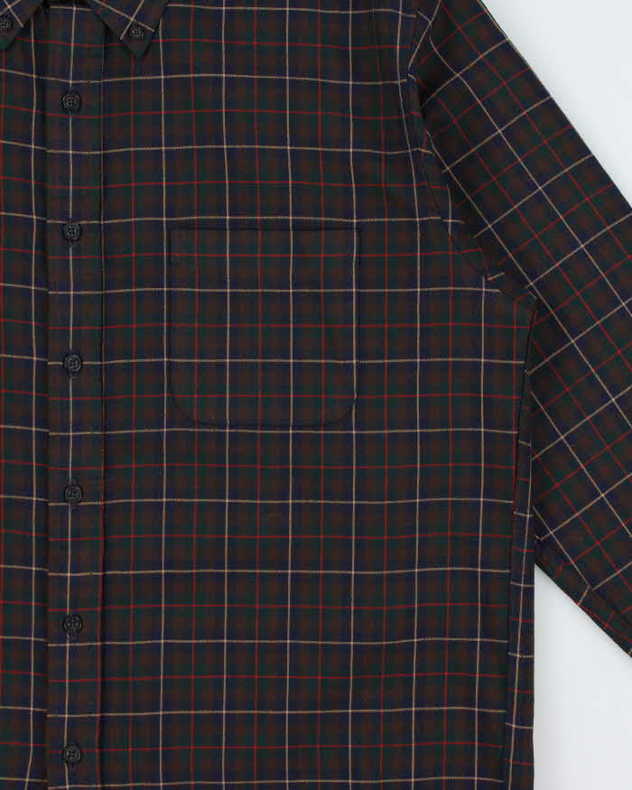 Vintage Pendleton Macleod Of Harris Tartan Wool Flannel Long Sleeve Shirt - L