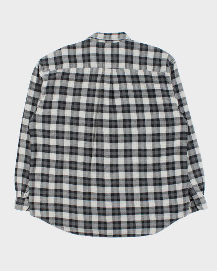 Vintage 00s Eddie Bauer Heavyweight Plaid Flannel Long Sleeve Shirt - XL