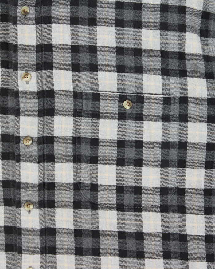 Vintage 00s Eddie Bauer Heavyweight Plaid Flannel Long Sleeve Shirt - XL