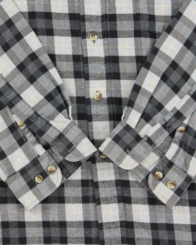 Vintage 00s Eddie Bauer Heavyweight Plaid Flannel Long Sleeve Shirt - XL