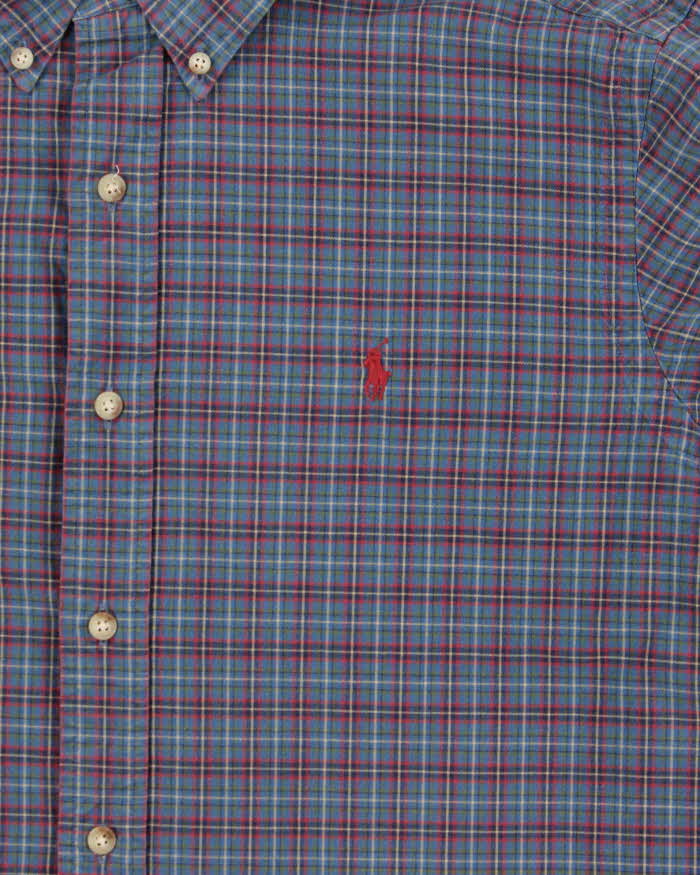 Vintage 00s Polo Ralph Lauren Plaid Classic Fit Long Sleeve Shirt - L