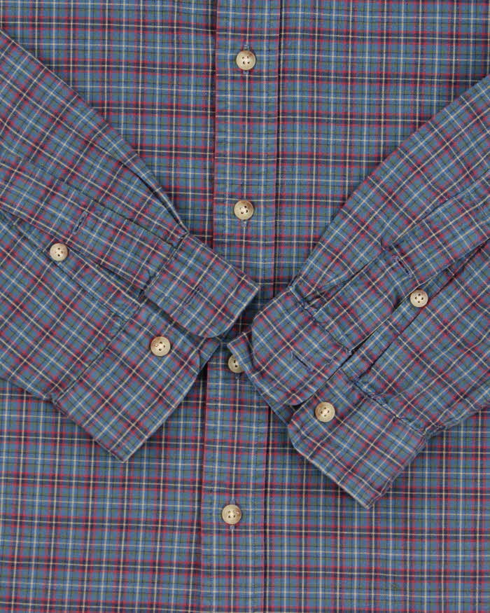 Vintage 00s Polo Ralph Lauren Plaid Classic Fit Long Sleeve Shirt - L