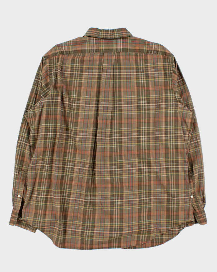 Vintage 1990s Polo Ralph Lauren Plaid Oversized Long Sleeve Shirt - XL