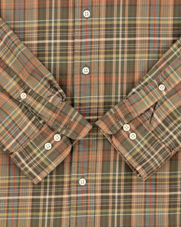 Vintage 1990s Polo Ralph Lauren Plaid Oversized Long Sleeve Shirt - XL