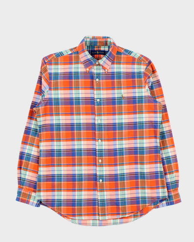 Vintage Polo Ralph Lauren Plaid Long Sleeve Flannel Shirt - M