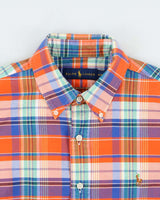 Vintage Polo Ralph Lauren Plaid Long Sleeve Flannel Shirt - M