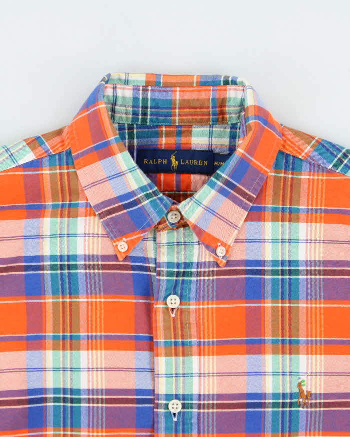 Vintage Polo Ralph Lauren Plaid Long Sleeve Flannel Shirt - M