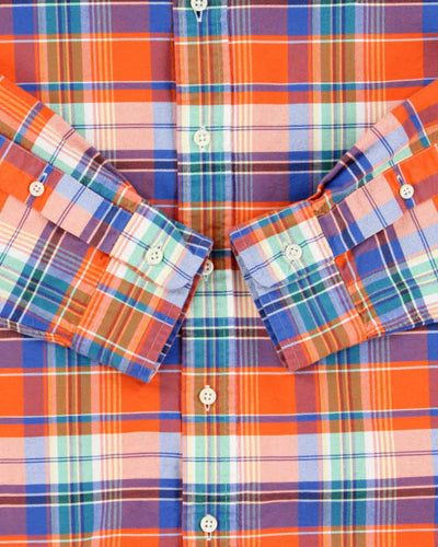 Vintage Polo Ralph Lauren Plaid Long Sleeve Flannel Shirt - M