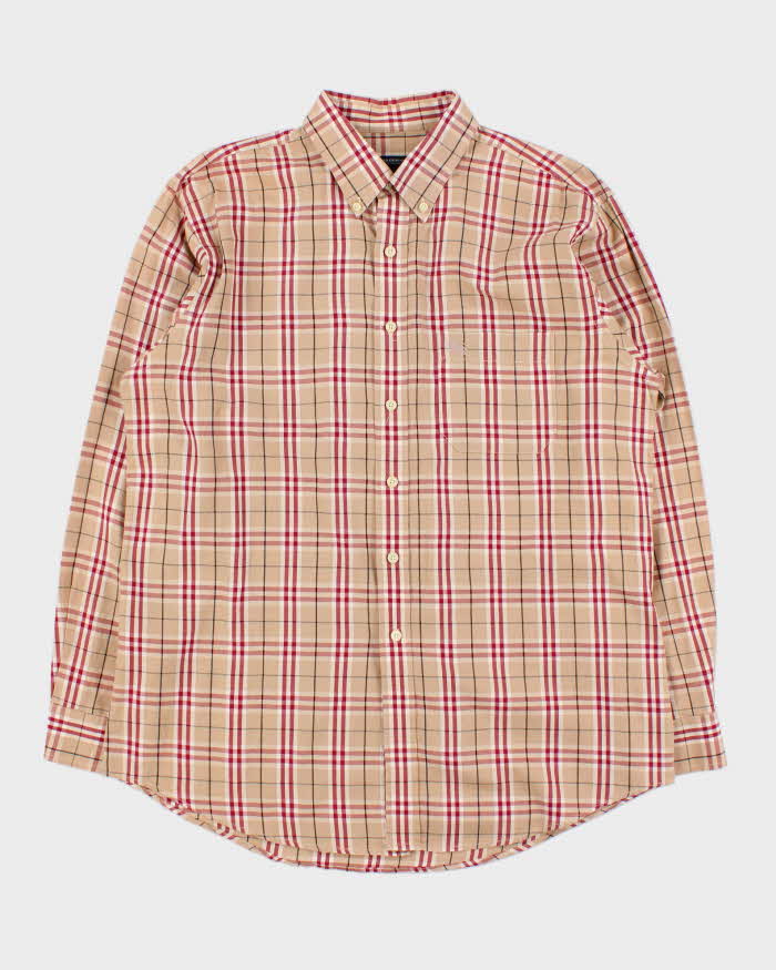 Vintage Y2K 00s Burberry Nova Check Long Sleeve Shirt - L