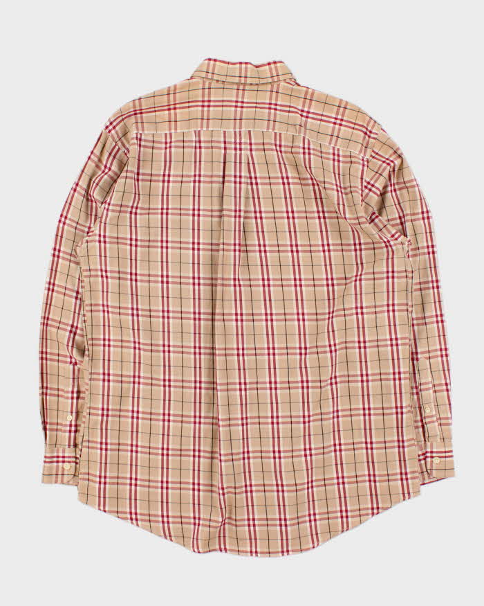 Vintage Y2K 00s Burberry Nova Check Long Sleeve Shirt - L
