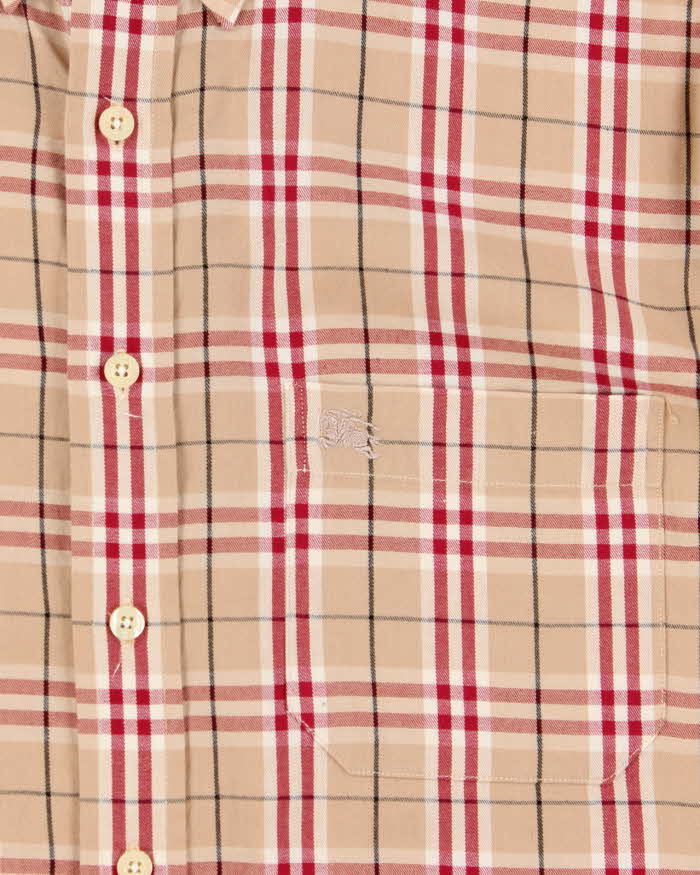 Vintage Y2K 00s Burberry Nova Check Long Sleeve Shirt - L