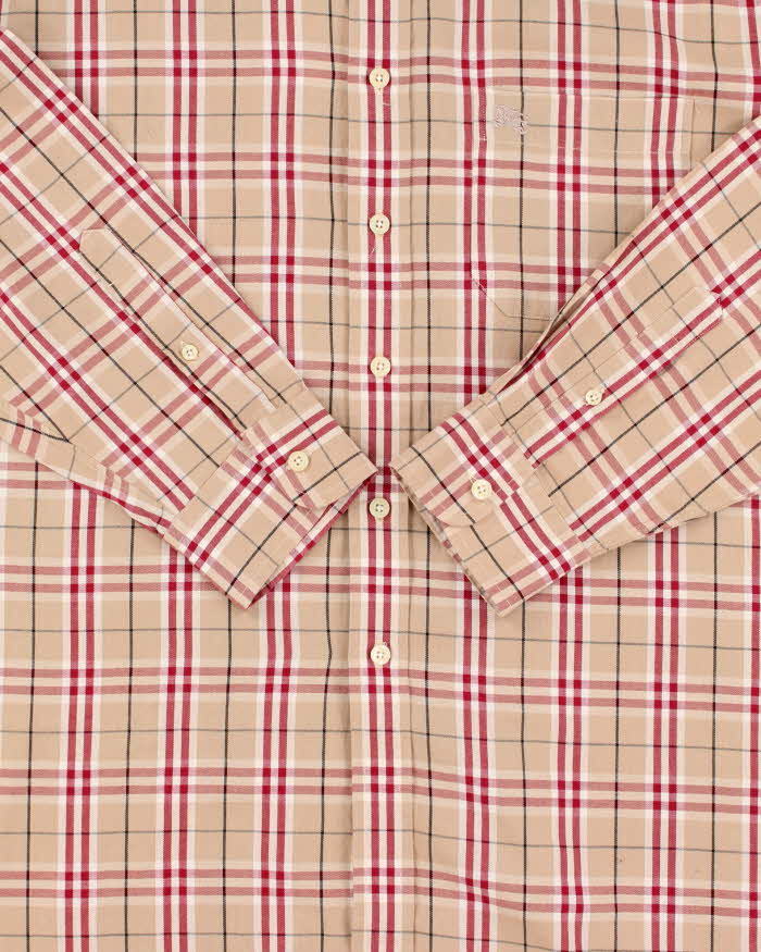 Vintage Y2K 00s Burberry Nova Check Long Sleeve Shirt - L