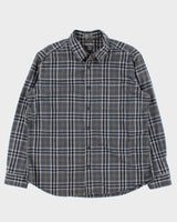 Vintage Eddie Bauer Plaid Long Sleeve Flannel Shirt - L