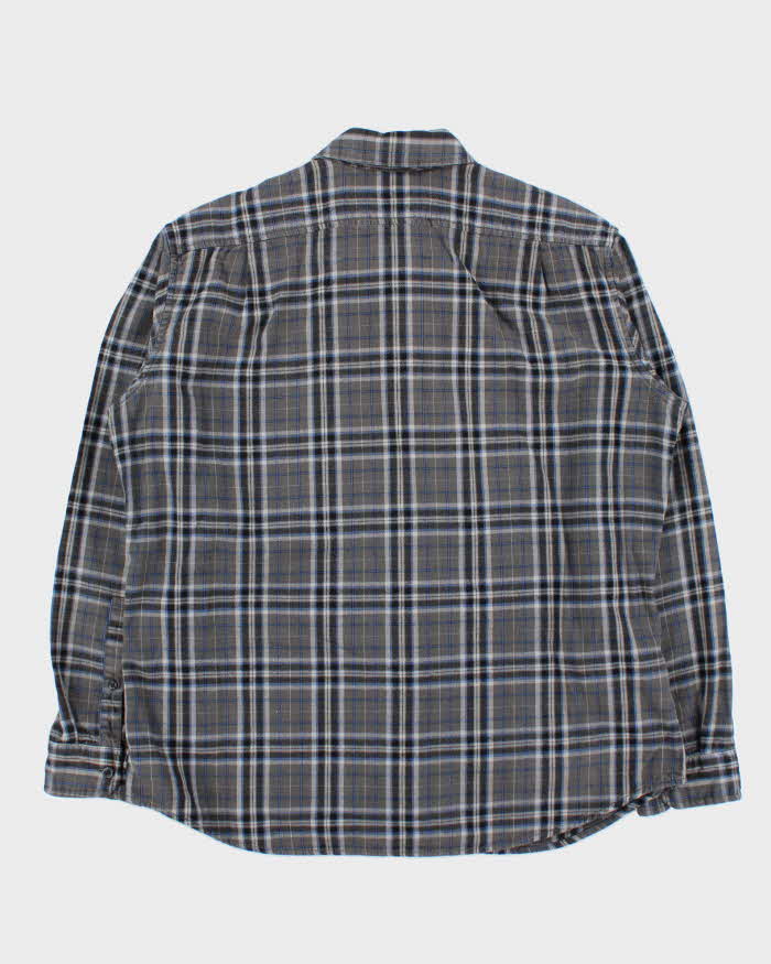 Vintage Eddie Bauer Plaid Long Sleeve Flannel Shirt - L