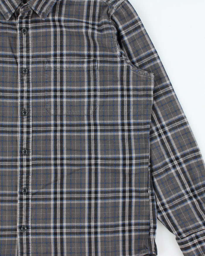 Vintage Eddie Bauer Plaid Long Sleeve Flannel Shirt - L