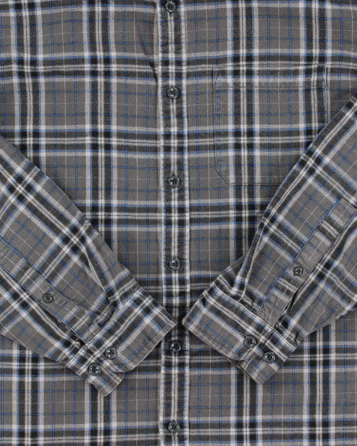 Vintage Eddie Bauer Plaid Long Sleeve Flannel Shirt - L