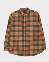 Vintage 00s Arnold Palmer Plaid Long Sleeve Flannel Shirt - L