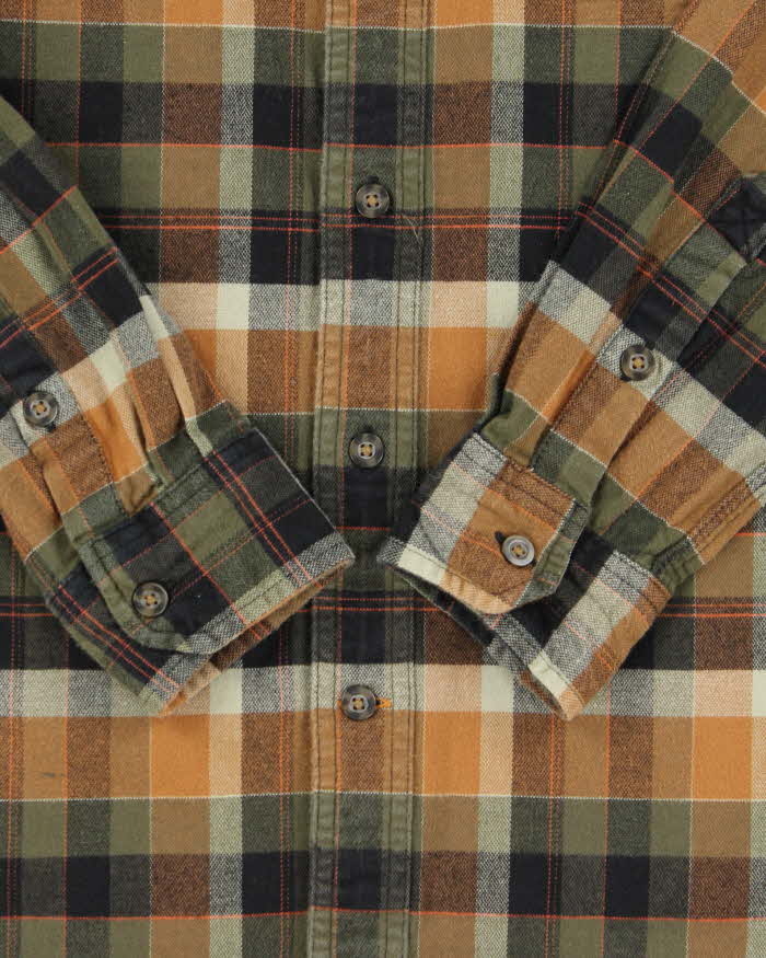 Vintage Carhartt Plaid Relaxed Fit Oversized Long Sleeve Flannel Shirt - S