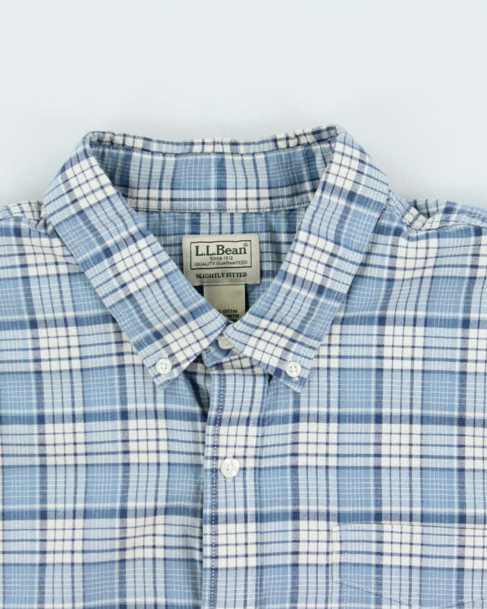 Vintage 00s L.L.Bean Plaid Long Sleeve Oversized Flannel Shirt - XL