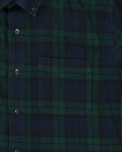 Vintage 00s L.L.Bean Tartan Long Sleeve Oversized Flannel Shirt - L