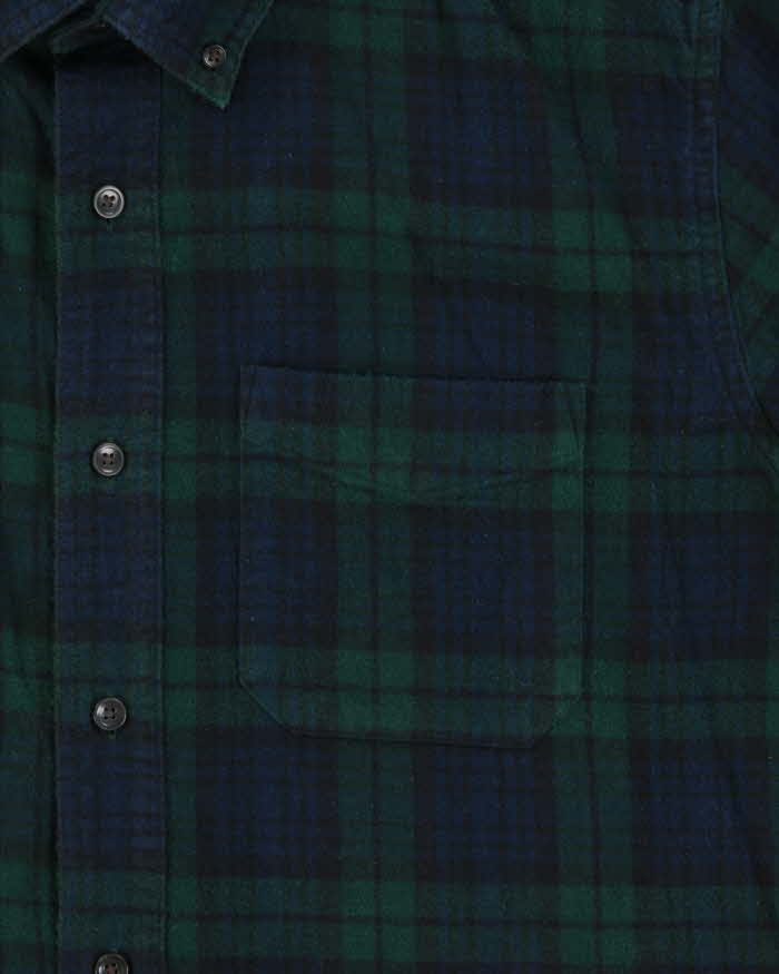 Vintage 00s L.L.Bean Tartan Long Sleeve Oversized Flannel Shirt - L